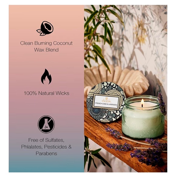 Voluspa Petite French Cade Lavender Candle - Picture 7 of 7